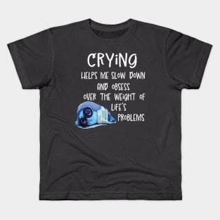 Sadness Crying Kids T-Shirt